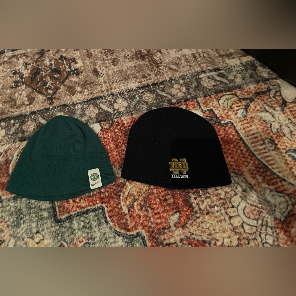 Nike and Notre Dame beanies men’s/ boys